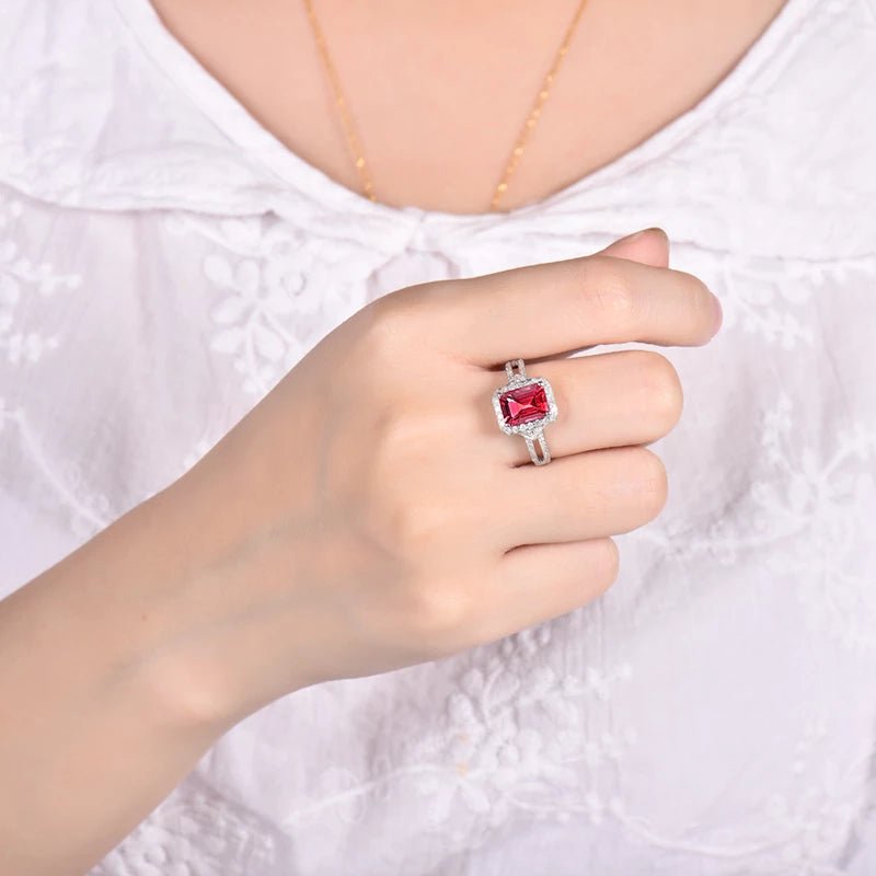 14kt White Gold Diamond & 1.76ct Tourmaline Ring