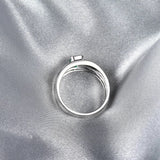 14kt White Gold Natural Diamonds & 0.70ct Emerald Rings