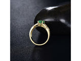 14kt Yellow Gold, 1.16 ct Tsavorite Ring (Unisex)
