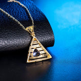 14Kt Yellow Gold Diamond 1.32 ct Tanzanite Pendant