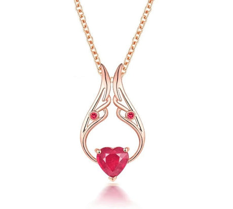 18Kt Gold 1.02 ct Ruby Pendant