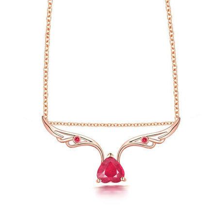 18Kt Gold 1.02 ct Ruby Pendant
