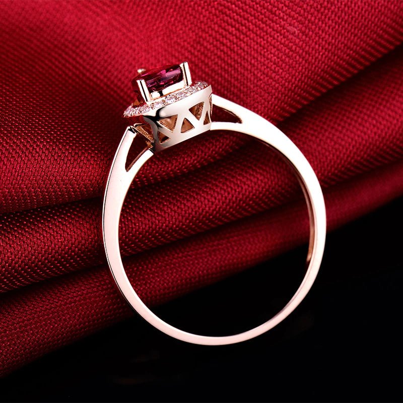 18kt Rose Gold & 0.52 ct Tourmaline Ring