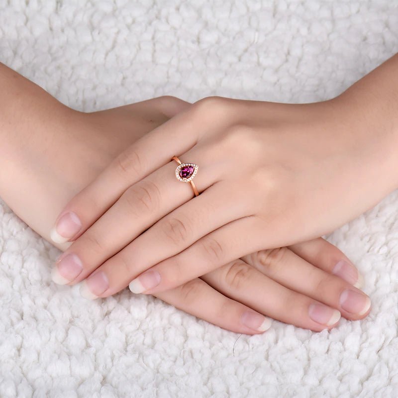 18kt Rose Gold & 0.52 ct Tourmaline Ring