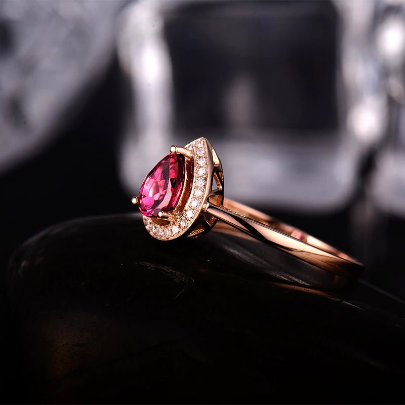 18kt Rose Gold & 0.52 ct Tourmaline Ring