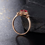 18kt Rose Gold & 0.57 ct Tourmaline Ring