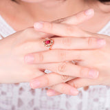 18kt Rose Gold & 0.57 ct Tourmaline Ring