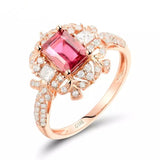 18kt Rose Gold & 1.20 ct Tourmaline Ring