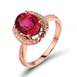 18kt Rose Gold & 1.59 ct Tourmaline Ring