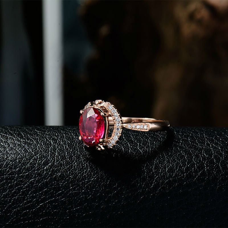 18kt Rose Gold & 1.59 ct Tourmaline Ring