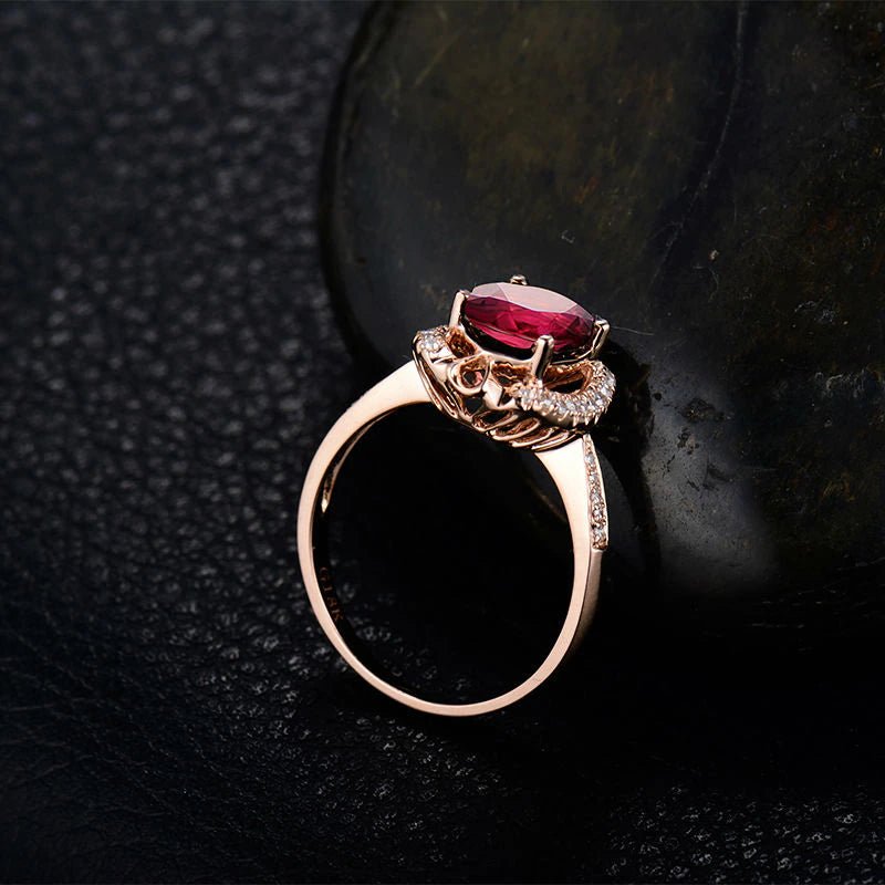 18kt Rose Gold & 1.59 ct Tourmaline Ring