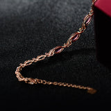 18Kt Rose Gold 3.05ct Pink Tourmaline Bracelet with Diamonds