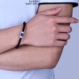 18Kt White Gold 2.50 ct Tanzanite Bracelet with Diamonds (Unisex)