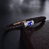 18Kt White Gold 2.50 ct Tanzanite Bracelet with Diamonds (Unisex)