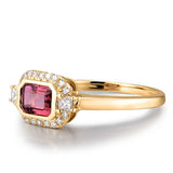 18kt Yellow Gold & 0.93 ct Tourmaline Ring