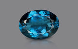 Natural Blue Topaz 6.12 ct – Greenish Blue, Oval Cut