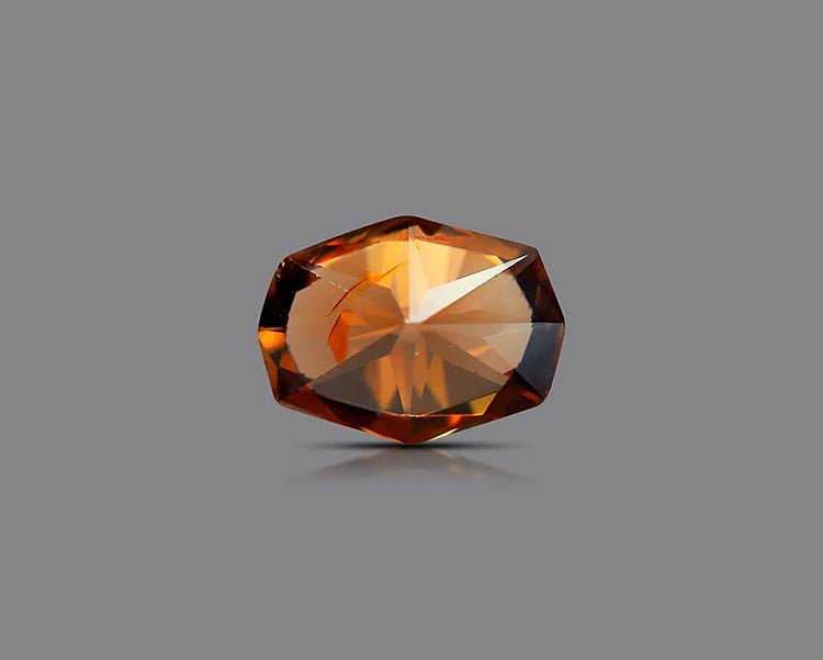Natural Brown Zircon 4.30 ct – Fancy Cut, Untreated, Certified