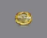 Natural Greenish Brown Zircon 5.25 ct – Oval Cut, Untreated, Certified