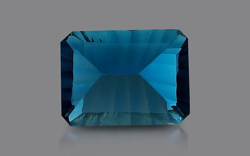 Natural London Blue Topaz 13.23 ct – Octagon Cut, Certified