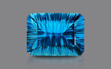 Natural London Blue Topaz 13.23 ct – Octagon Cut, Certified