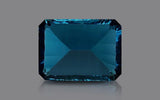 Natural London Blue Topaz 13.88 ct – Octagon Cut, Certified
