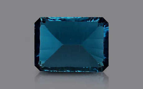 Natural London Blue Topaz 13.88 ct – Octagon Cut, Certified