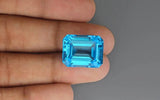 Natural Swiss Blue Topaz 26.88 ct – Octagon Cut, Certified